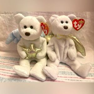 2000 Vintage Ty Beanie Babies Halo II & Star with tags